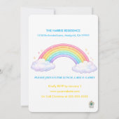 Invitation Unicorns & Rainbows Pastel Childs Birthday (Dos)