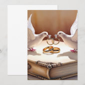 Invitation Unifié dans l'amour (Devant / Derrière)
