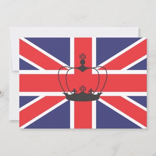 Invitation Union Jack Flag (Devant)