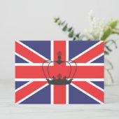 Invitation Union Jack Flag (Debout devant)