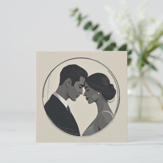 Invitation Union moderne (Debout devant)