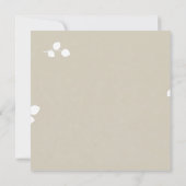 Invitation Union moderne (Dos)