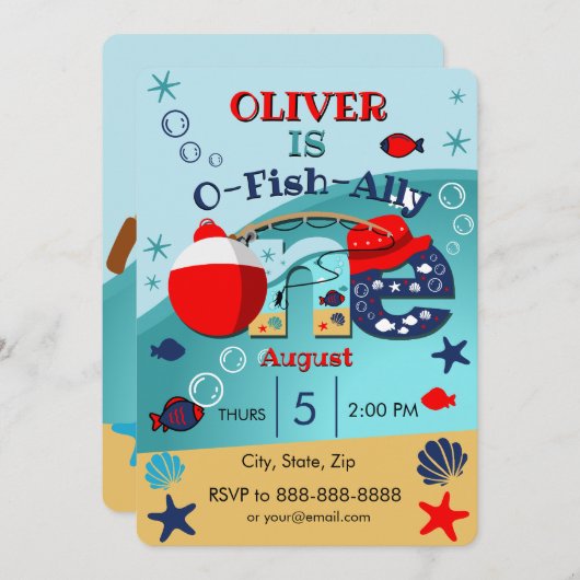 Invitation unione O-fish (Devant / Derrière)