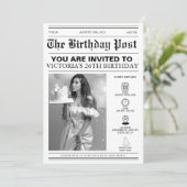 Invitation Unique 26ème anniversaire de la fête de Journaux C (Debout devant)