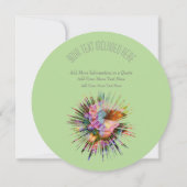 Invitation unique à éclater par LH (Dos)