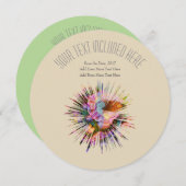 Invitation unique à éclater par LH (Devant / Derrière)