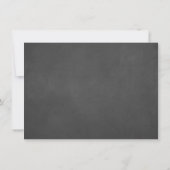 Invitation Unique Antlers Floral Mariage REHEARSAL DINNER (Dos)