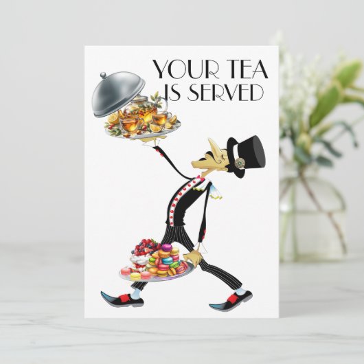 Invitation unique au thé (Debout devant)