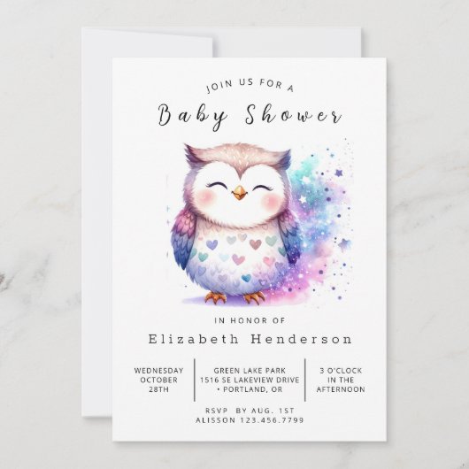 Invitation Unique Baby shower à puces imprimables (Devant)