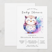 Invitation Unique Baby shower à puces imprimables (Devant / Derrière)