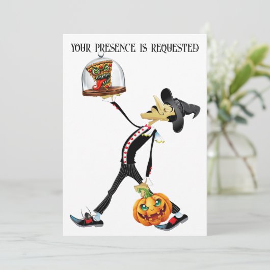 Invitation unique de collecte d'Halloween (Debout devant)