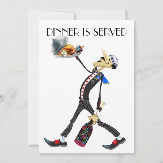 Invitation unique de la série Waiter de collecte (Devant)