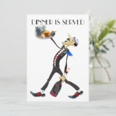 Invitation unique de la série Waiter de collecte (Debout devant)