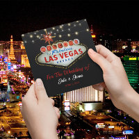 Invitation unique de Las Vegas Mariage ou de fête