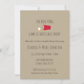 Invitation Unique et amusant, Baby shower en couple (Devant)