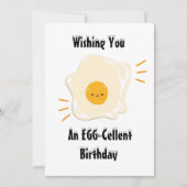 Invitation unique fête d'anniversaire (Devant)