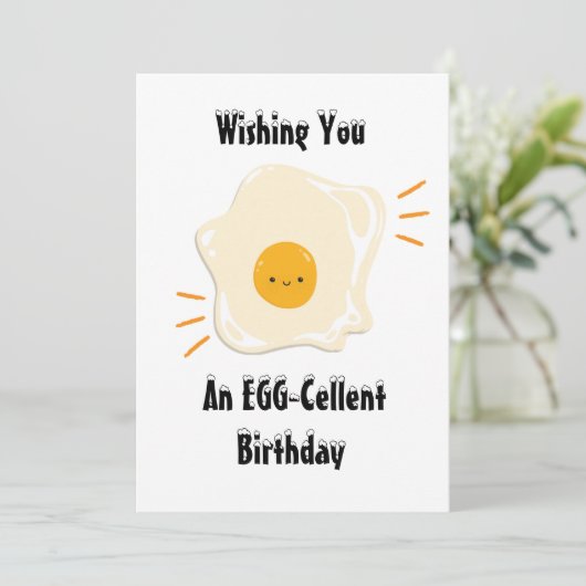 Invitation unique fête d'anniversaire (Debout devant)