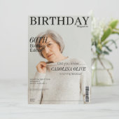 Invitation Unique Magazine couvre la fête du 60e anniversaire (Debout devant)