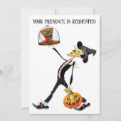 Invitation unique pour un rassemblement Halloween (Devant)