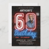 Invitation Unique Surprise 60e anniversaire (Devant)