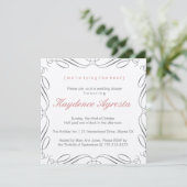 Invitation Unique Vintage Wedding Shower (Debout devant)