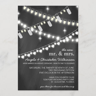 Invitation Uniquement À La Réception Des Lumières