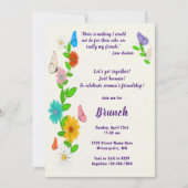 Invitation Unissons-nous pour célébrer l'amitié des femmes (Devant)