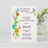 Invitation Unissons-nous pour célébrer l'amitié des femmes (Debout devant)