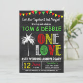 Invitation Unissons-nous, un amour pour l'anniversaire de mar (Debout devant)