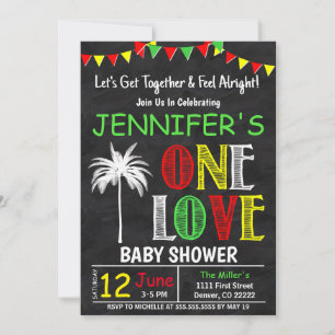 Invitation Unissons-nous, un Baby shower d'amour