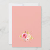 Invitation Unité rose (Dos)