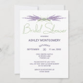 Invitation Unités de fleurs de lavande de Fête des mariées mi (Devant)