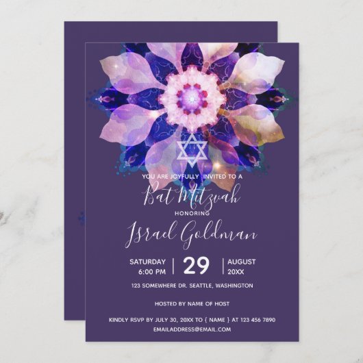 Invitation Unity Mandala (Devant / Derrière)