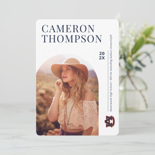 Invitation Université d'Auburn | Future Auburn Grad (Debout devant)