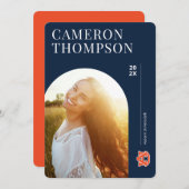 Invitation Université d'Auburn | Remise des diplômes (Devant / Derrière)