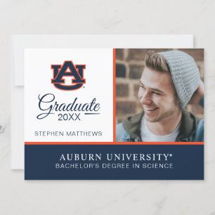 Invitation Université d'Auburn Remise des diplômes