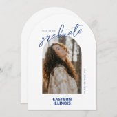 Invitation Université de l'Eastern Illinois logo Wordmark (Devant / Derrière)