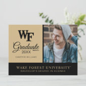 Invitation Université de Wake Forest | WF (Debout devant)