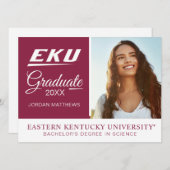 Invitation Université du Kentucky oriental | EKU (Devant / Derrière)