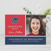Invitation Université du Mississippi | Script M (Debout devant)