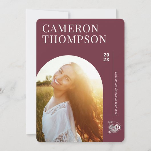 Invitation Université Texas A&M de San Antonio | Jaguars (Devant)