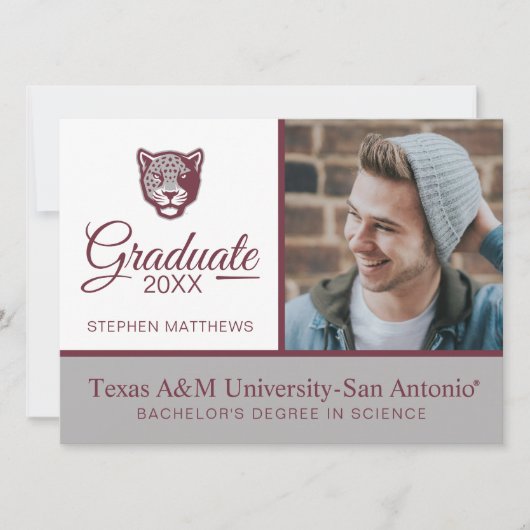 Invitation Université Texas A&M de San Antonio | Jaguars (Devant)