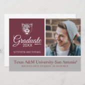 Invitation Université Texas A&M de San Antonio | Jaguars (Devant / Derrière)