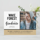 Invitation Université Wake Forest | Wake Forest (Debout devant)
