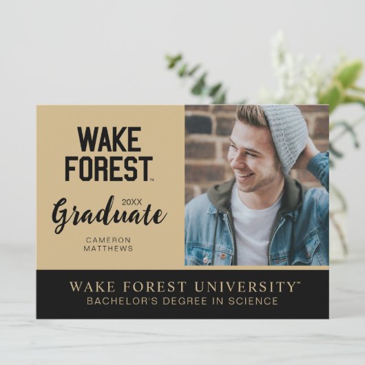 Invitation Université Wake Forest | Wake Forest (Debout devant)