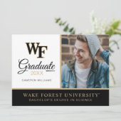 Invitation Université Wake Forest | WF (Debout devant)
