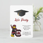 Invitation University of South Carolina Cocky (Debout devant)