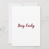 Invitation University of South Carolina Cocky (Dos)