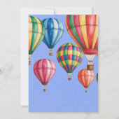 Invitation Up Up & Away 1st. Birthday Party (Dos)