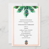 Invitation Upanayanam aka Hindu Holy Thread Janeu Cérémonie (Devant)